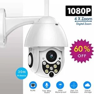Machsmart 12 MP WiFi Wireless PTZ Dome Rs 1989 amazon dealnloot