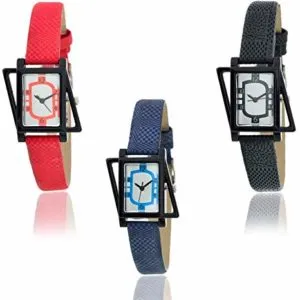 Micacchi Analog Multicolour Dial Leather Belt Womens Rs 399 amazon dealnloot