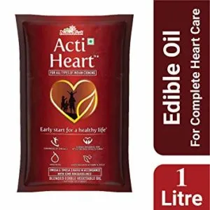 Nature Fresh Acti Heart Edible Oil Pouch Rs 99 amazon dealnloot