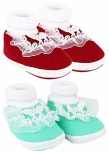Neska Moda Unisex Baby Booties Rs 124 amazon dealnloot