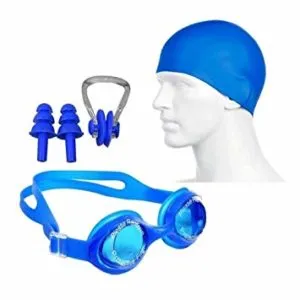 Neulife Swimming Set Cap Google Ear Plug Rs 114 amazon dealnloot