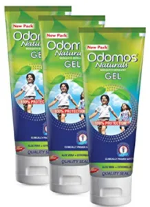 Odomos Naturals Mosquito Repellent Gel 300g (Pack of 3 x 100g)