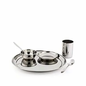 Pigeon Sparkle Lunch Set 6 Pieces Rs 205 amazon dealnloot