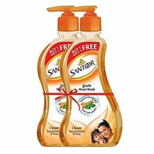 Santoor Classic Gentle Hand Wash 215ml Buy Rs 87 amazon dealnloot
