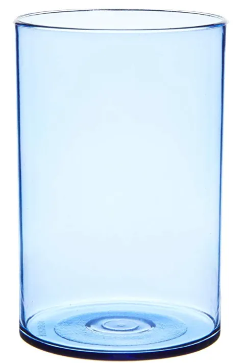 Signoraware Crystal Clear Glass Set, 280ml, Set of 6, Blue