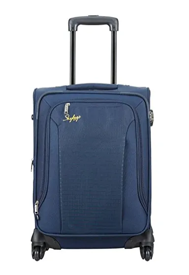 Skybags Footloose Napier Polyester 66 cms Blue Softsided Suitcase