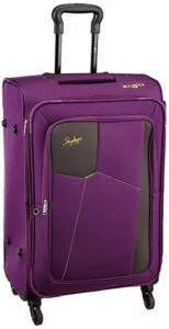 Skybags Rubik Polyester 58 Cms Purple Softsided Rs 1999 amazon dealnloot
