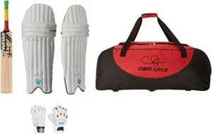 Spartan Chris Gayle Kashmir Willow Cricket Combo Rs 1517 amazon dealnloot
