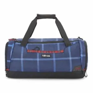 The Vertical Chequered Polyester 53 cms Navy Rs 319 amazon dealnloot
