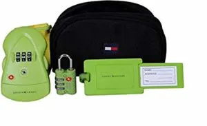 Tommy Hilfiger Lime Luggage Lock and Strap Rs 270 amazon dealnloot
