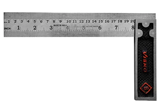 Visko Tools 232 8-inch Tri-Square Tool (Silver)