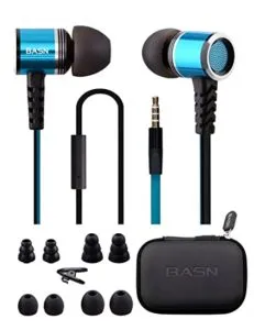 BASN Earbud Headphones with Microphone and Remote Rs 249 amazon dealnloot