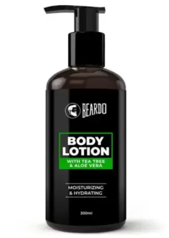 Beardo Body Lotion With Aloe Vera & Tea Tree Oil for Hydrating & Moisturizing  (300 ml)
