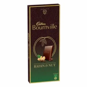 Cadbury Bournville Raisin and Nuts Dark Chocolate Bar