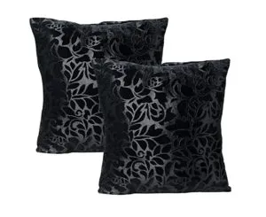 Cozyland Floral 2 Piece Velvet Cushion Set Rs 205 amazon dealnloot