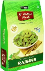 D NATURE FRESH Green Raisins 500gm Box Rs 179 flipkart dealnloot