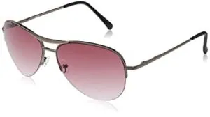 Fastrack Aviator Women s Sunglasses M083PR3F Purple Rs 624 amazon dealnloot