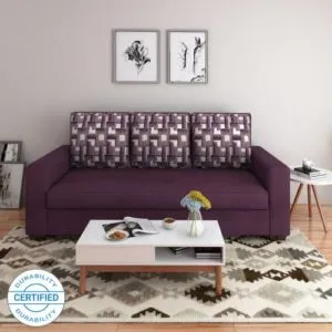 Flipkart Perfect Homes Trieste Fabric 3 Seater Rs 9490 flipkart dealnloot