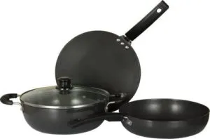 Flipkart SmartBuy Hard Anodized Cookware Set of Rs 1199 flipkart dealnloot