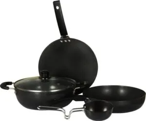 Flipkart SmartBuy Hard Anodized Cookware Set of Rs 1299 flipkart dealnloot