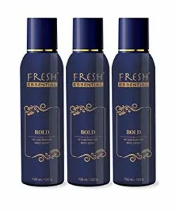 Fresh Essential Bold No Gas Deodrant 150 Rs 179 amazon dealnloot