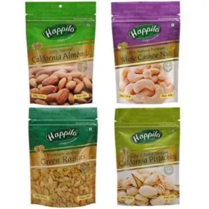 Happilo Premium Dry Fruits 850g California Almonds Rs 570 amazon dealnloot