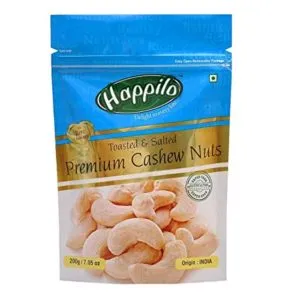 Happilo Premium Toasted and Salted Cashews 200g Rs 913 amazon dealnloot