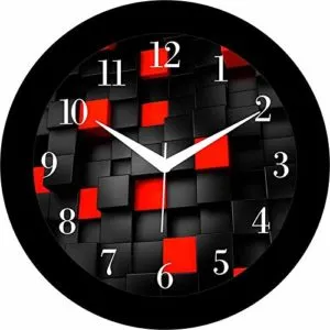 IT2M Designer Plastic Wall Clock for Home Rs 199 amazon dealnloot