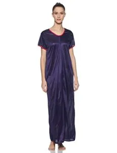 Klamotten Satin Long Maxi Women Nighty Rs 189 amazon dealnloot