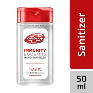 Lifebuoy Total 10 Antibacterial Hand Sanitizer 50 Rs 63 amazon dealnloot