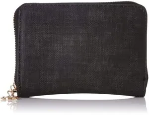 Lino Perros Women s Wallet Black Rs 219 amazon dealnloot
