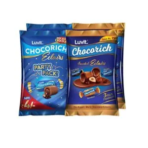 LuvIt Chocorich Assorted Eclairs Chocolate Party Gift Rs 257 amazon dealnloot