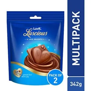 LuvIt Luscious Love Delights Chocolate Gift Heart Rs 220 amazon dealnloot