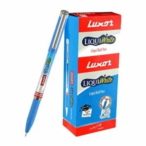 Luxor Liquiwrite Ball Pen Blue 20 s Rs 109 amazon dealnloot