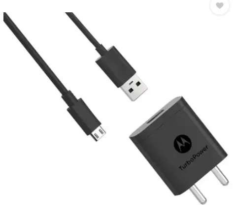 Motorola SJSC54 Qualcomm Turbo Power 18W with Micro USB Data Cable Mobile Charger