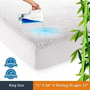 OYO BABY Cotton Terry Waterproof Mattress Protector Rs 212 amazon dealnloot