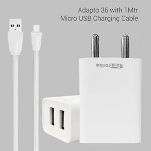 Portronics Adapto 36 USB Wall Adapter with Rs 199 amazon dealnloot
