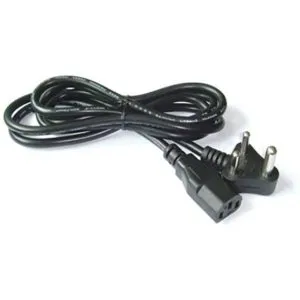 PremiumAV 1 Meter Power Cable Cord Black Rs 103 amazon dealnloot