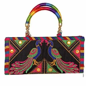 Sai Amrut Ethnic Silk Clutch Hand Bag Rs 99 amazon dealnloot