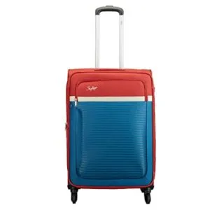 Skybags Glitz Polyester 69 cms Blue Softsided Rs 3374 amazon dealnloot
