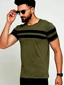 Style Shell Men s Cotton Stripes T Rs 148 amazon dealnloot