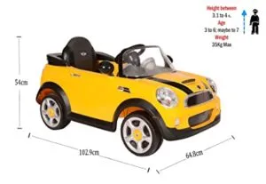 Toyhouse Mini Cooper S Rechargeable Battery Operated Rs 5889 amazon dealnloot