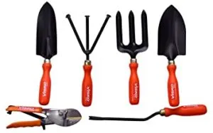 Visko GTK Garden Tool Set Orange and Rs 404 amazon dealnloot