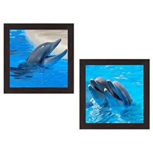 Wens Dolphin Wall Hanging Painting MDF 35 Rs 101 amazon dealnloot