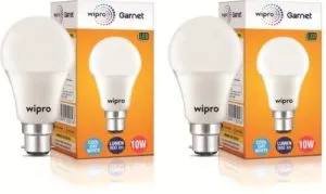 Wipro 10 W Standard B22 LED Bulb Rs 159 flipkart dealnloot