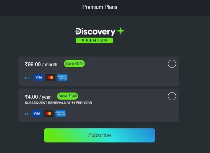 discovery plus premium