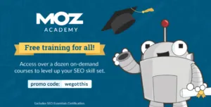 moz academy free courses SEO till 31st May