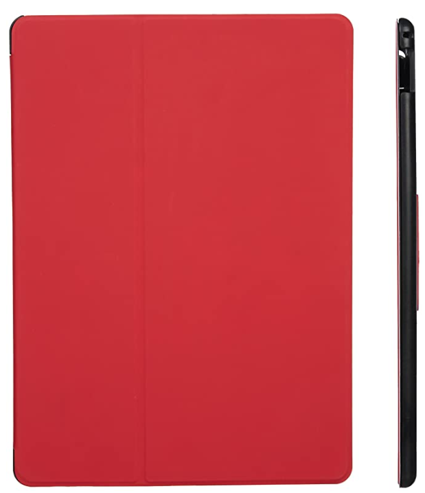AmazonBasics iPad Pro 2017 Smart Case Auto WakeSleep Cover, Red, 12.9