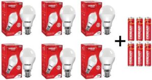 Eveready 10 W Round B22 LED Bulb Rs 489 flipkart dealnloot