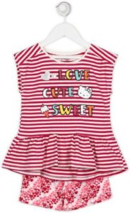 Hello Kitty Girls Casual Dress Shorts Multicolor Rs 426 flipkart dealnloot